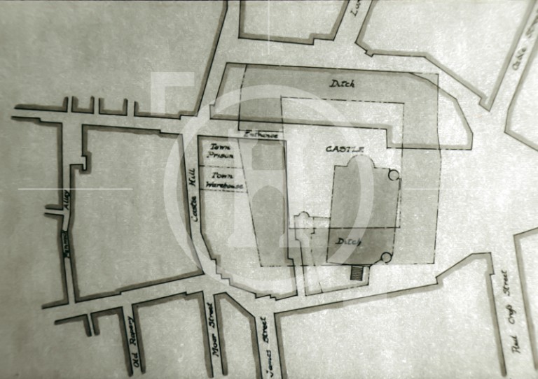 Liverpool Castle Plan, c 1780